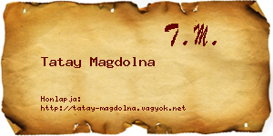 Tatay Magdolna névjegykártya